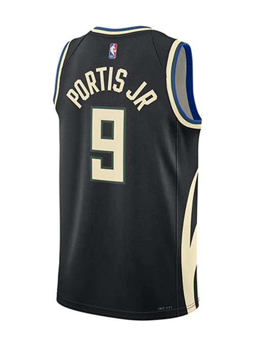 Jordan 2022 Statement Edition Bobby Portis Milwaukee Bucks Swingman Jersey - Image 3