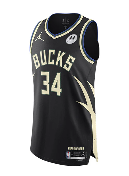 Jordan 2022 Statement Edition Giannis Antetokounmpo Milwaukee Bucks Authentic Jersey - Image 3