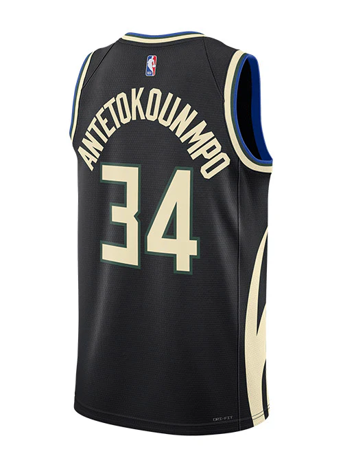 Jordan 2022 Statement Edition Giannis Antetokounmpo Milwaukee Bucks Swingman Jersey - Image 3