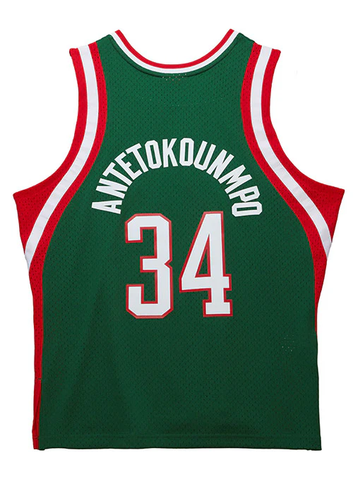 Mitchell & Ness HWC '13 Giannis Antetokounmpo Milwaukee Bucks Swingman Jersey - Image 3