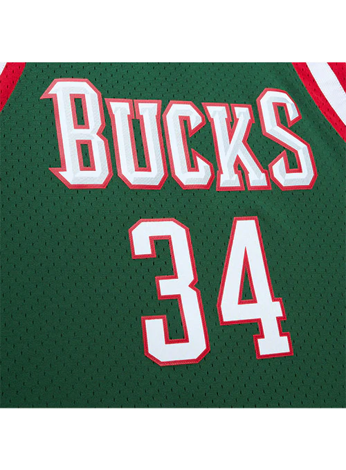 Mitchell & Ness HWC '13 Giannis Antetokounmpo Milwaukee Bucks Swingman Jersey - Image 5