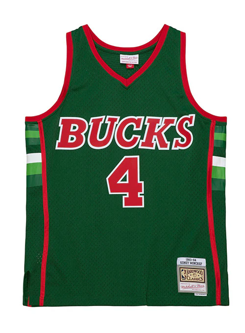 Mitchell & Ness HWC '83 Sidney Moncrief Milwaukee Bucks Swingman Jersey - Image 4