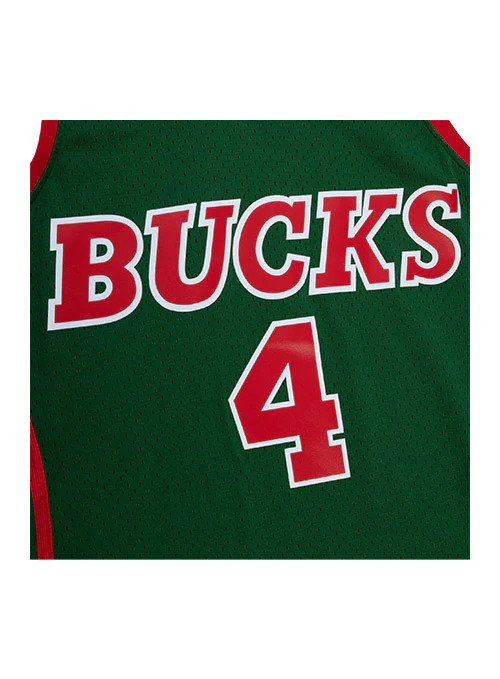 Mitchell & Ness HWC '83 Sidney Moncrief Milwaukee Bucks Swingman Jersey - Image 5
