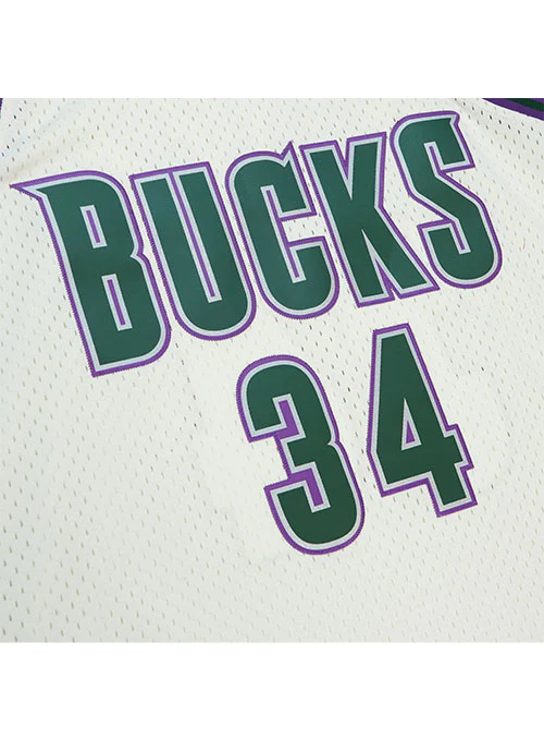 Mitchell & Ness HWC '93 Energy Ray Allen Milwaukee Bucks Swingman Jersey - Image 5