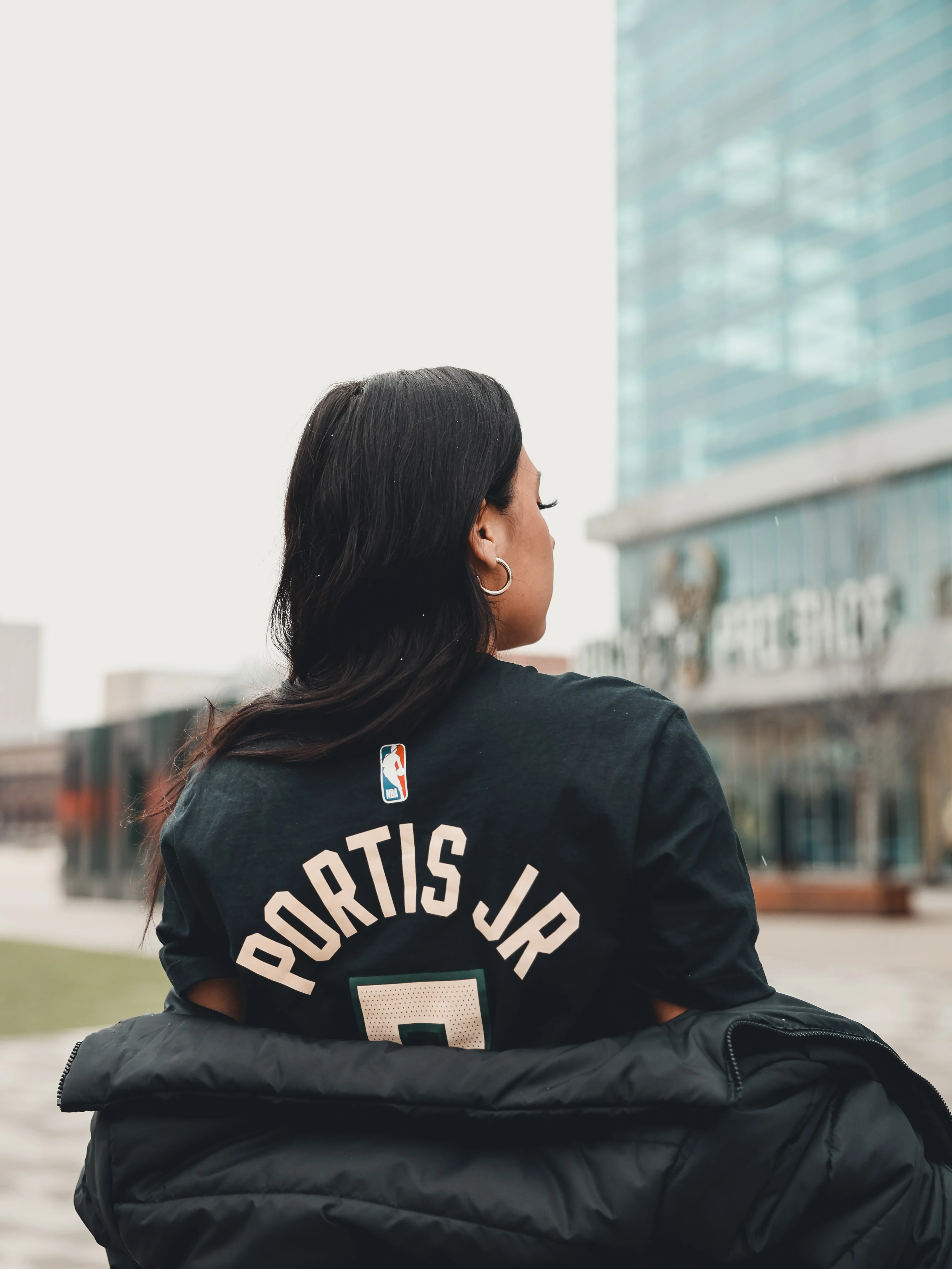 Jordan 2022 Statement Edition Bobby Portis Jr Milwaukee Bucks T-Shirt - Image 4