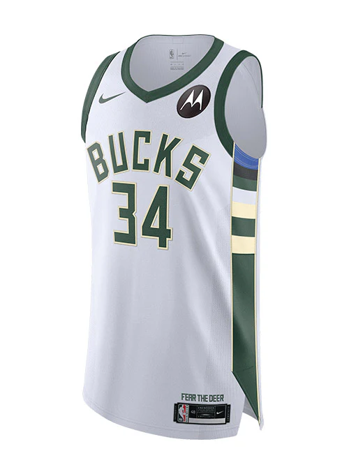 Nike 2022 Association Edition Giannis Antetokounmpo Milwaukee Bucks Authentic Jersey - Image 3