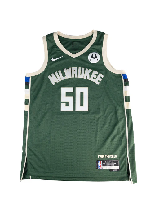 Signed Nike 2022 Icon Edition Cole Anthony Milwaukee Bucks Swingman Jersey - Image 3