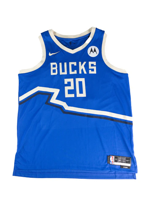 Signed Nike 2024-25 City Edition AJ Green Milwaukee Bucks Swingman Jersey - Image 3