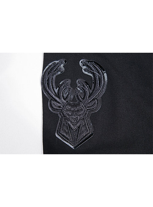 Women's Pro Standard Triple Black Milwaukee Bucks Leggings - Image 6